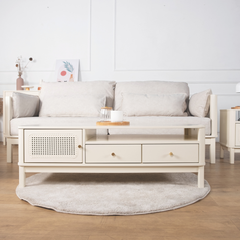 Ivory Wooden Sofa