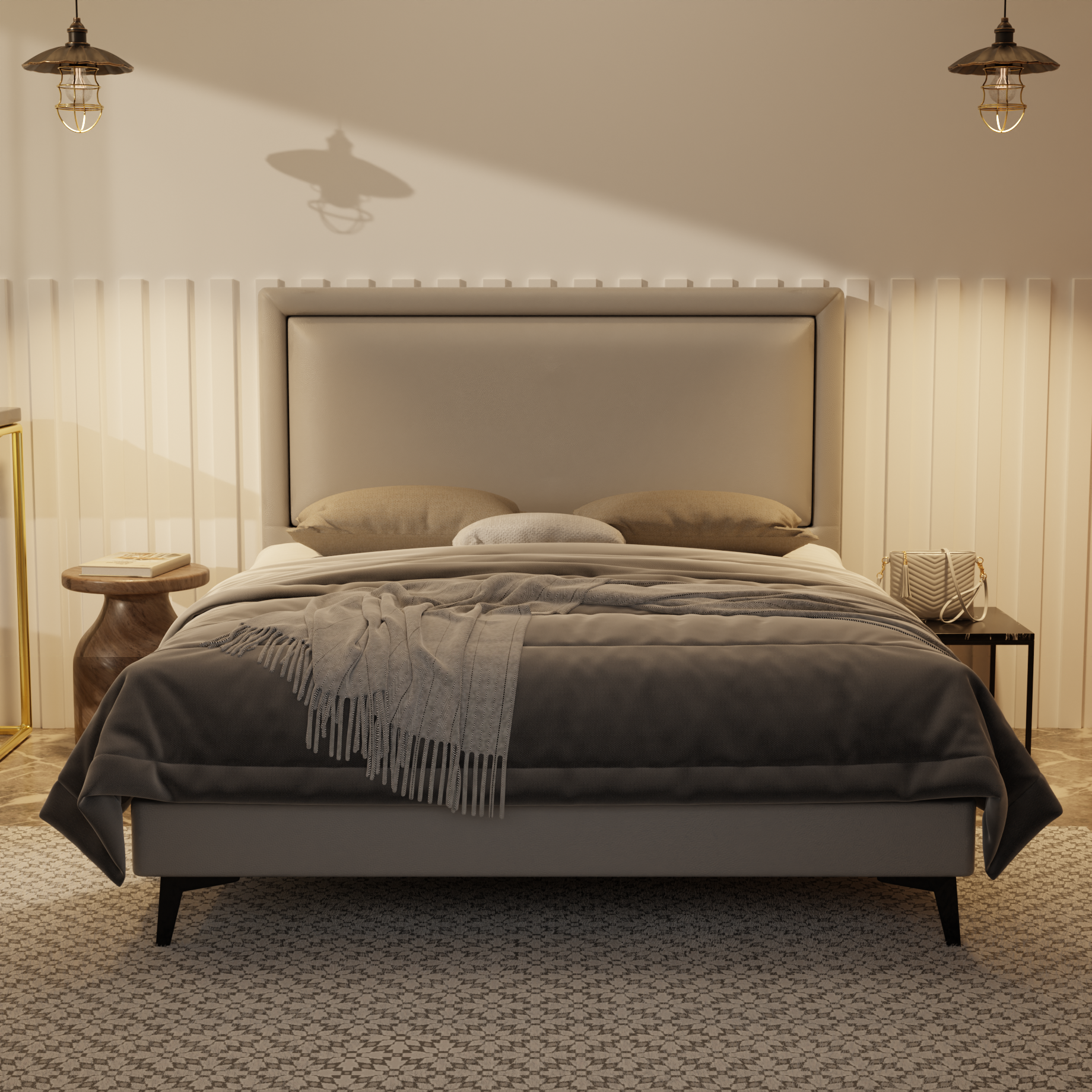 Jinny Genuine Leather Divan Bed Frame by Esteller