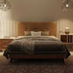 Koane Genuine Leather Divan Bed Frame by Esteller