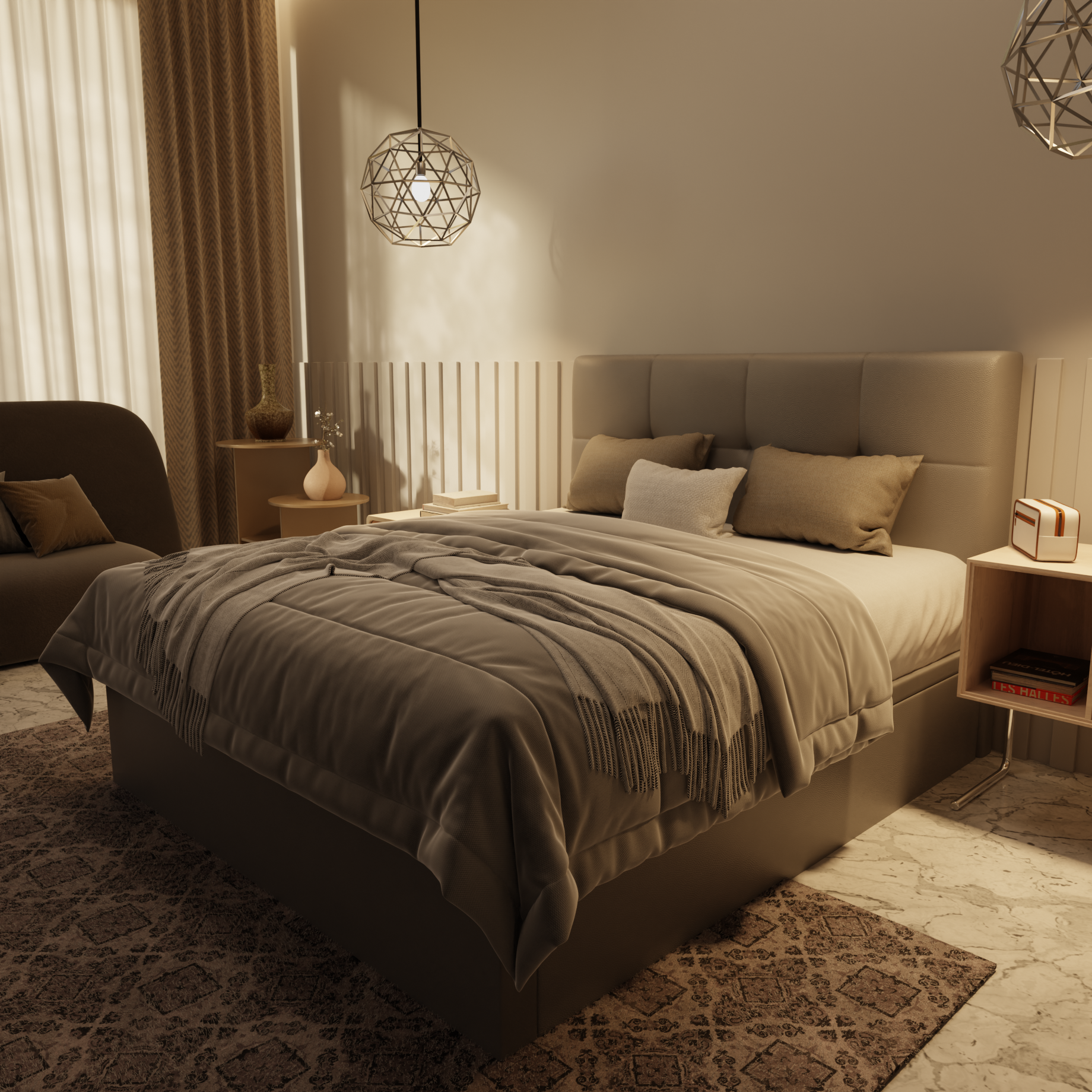 Koane Genuine Leather Storage Bed (Gas Lift) by Esteller