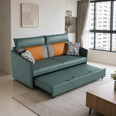 Almora Faux Leather Sofa Bed