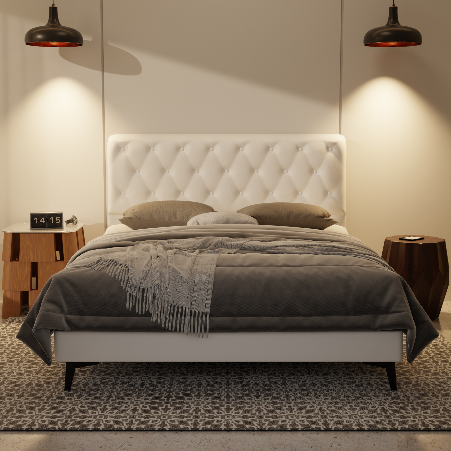 Wimble Genuine Leather Divan Bed Frame by Esteller