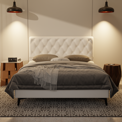 Wimble Genuine Leather Divan Bed Frame by Esteller