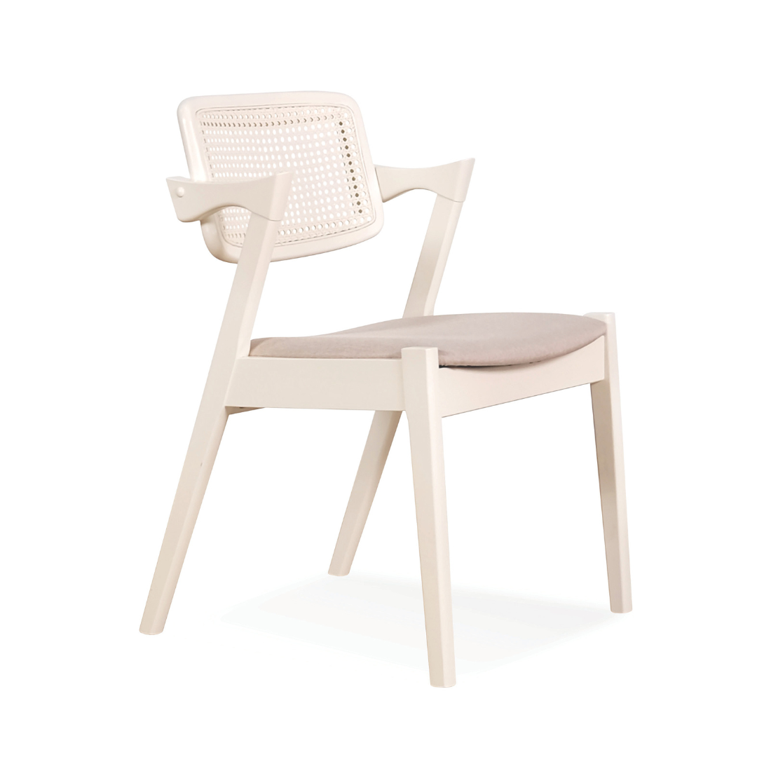 Gavin Rattan Wooden Dining Chair