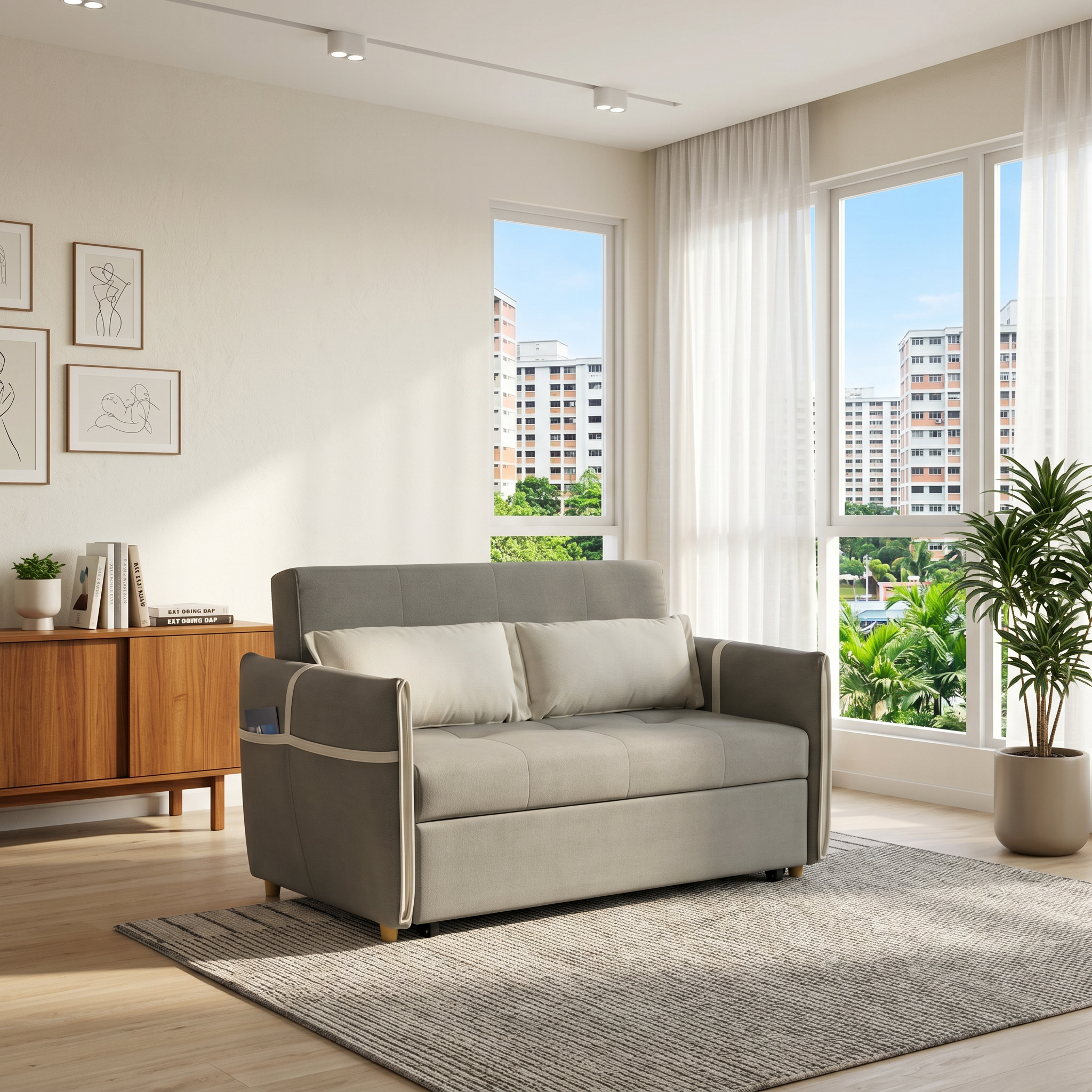 Mirenna Fabric Sofa Bed