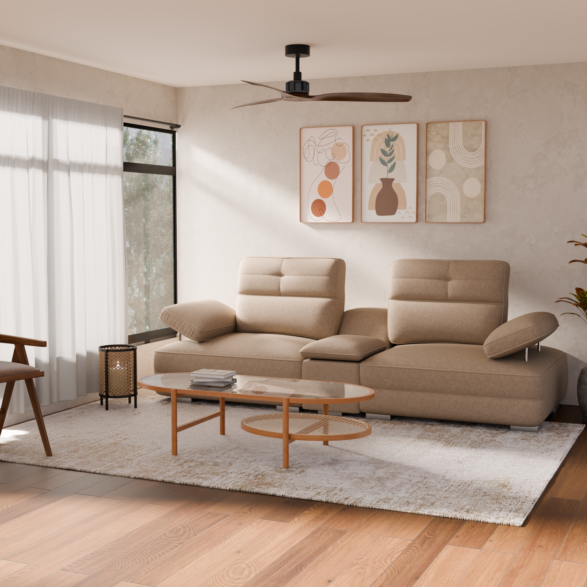 Hampton Fabric Sofa