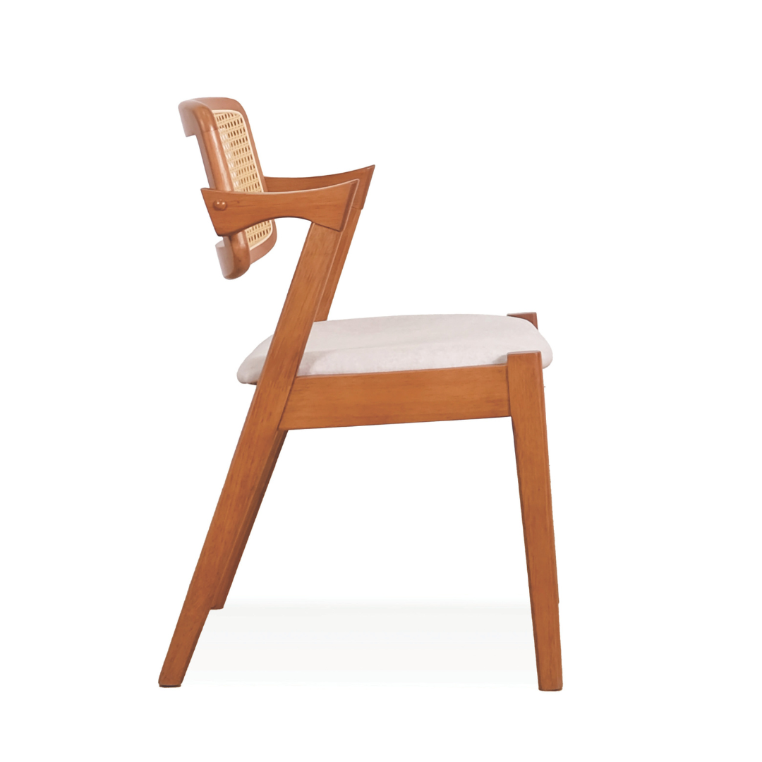 Gavin Rattan Wooden Dining Chair