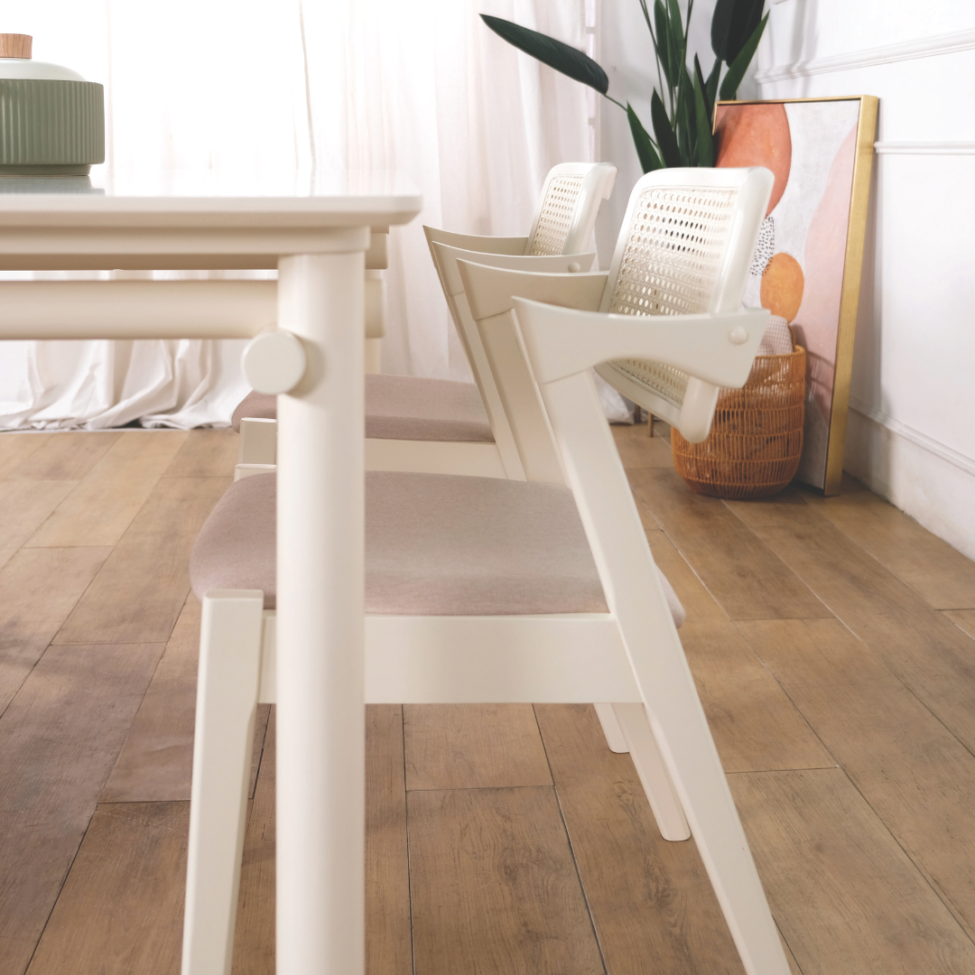 Gavin Rattan Wooden Dining Chair