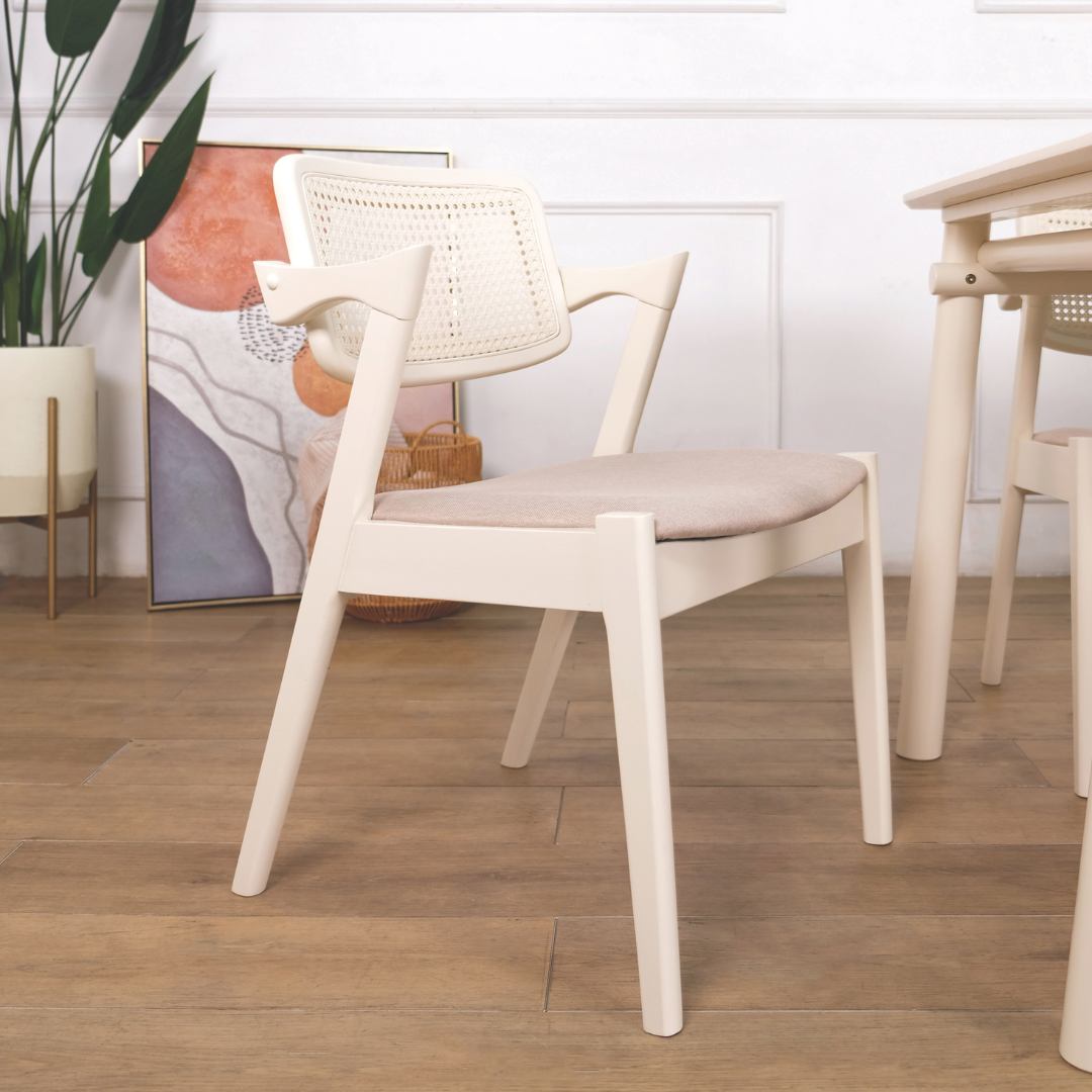 Gavin Rattan Wooden Dining Chair