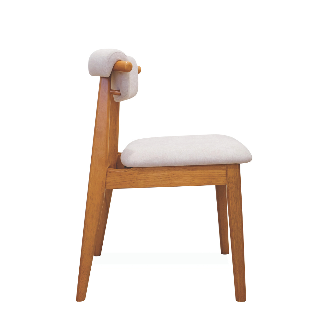 Ivory Wooden Dining Chair