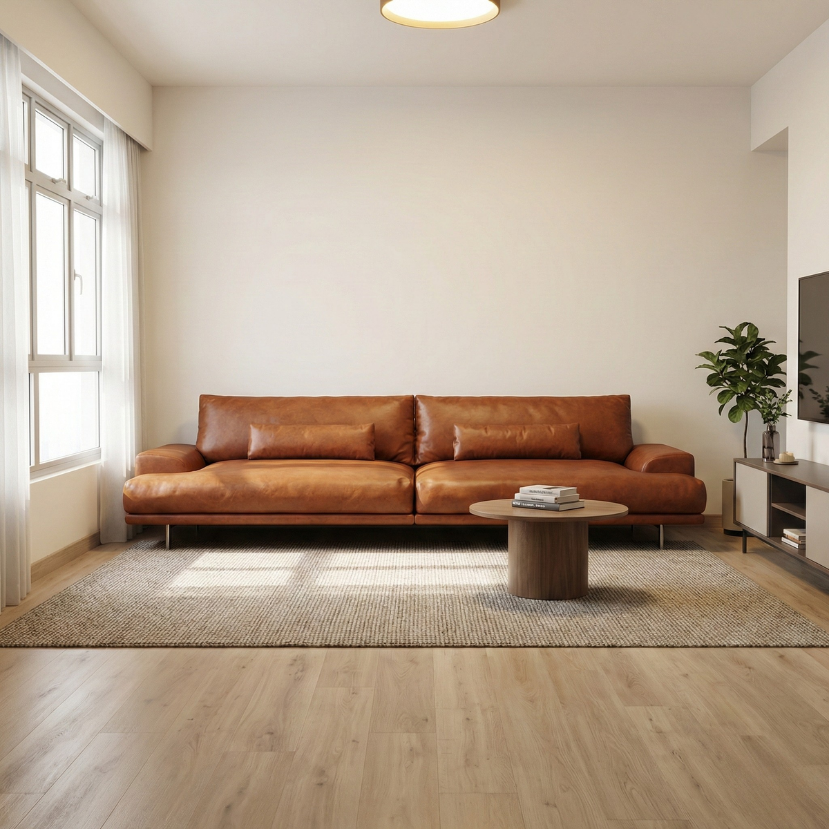 Irvesta Leather Sofa