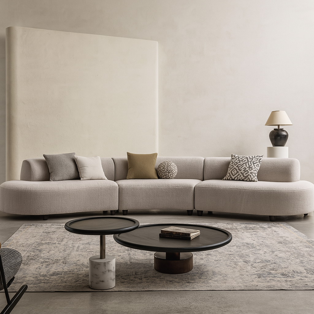 Bloom Fabric Sectional Sofa