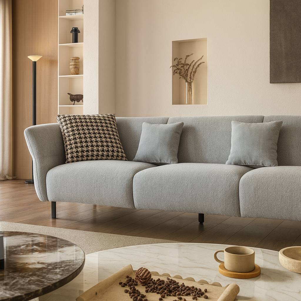 Olive Fabric Sofa
