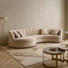 Sarr Fabric Sectional Sofa