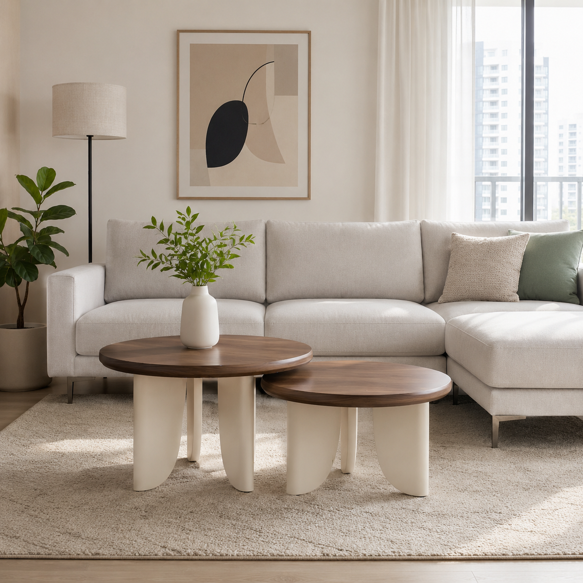 Mikaela Round Set Coffee Table