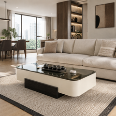Rovellan Glass Coffee Table