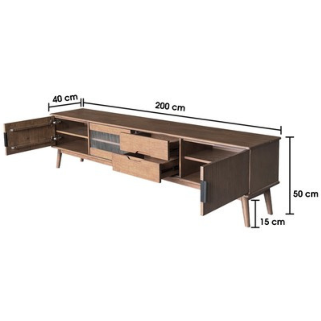 Arlo TV Cabinet by Wood Haven
