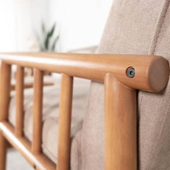 Megafurniture | Delora Fabric Wooden Sofa | Wooden Sofa