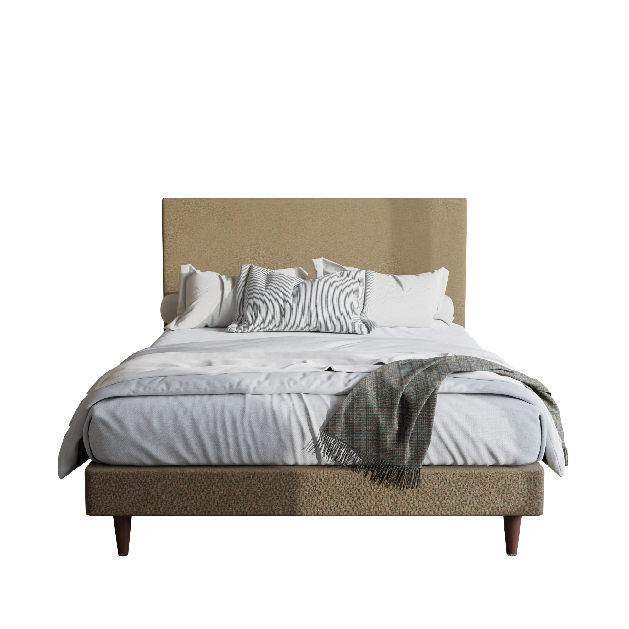 Manovel Fabric Bed Frame (Water Repellent)