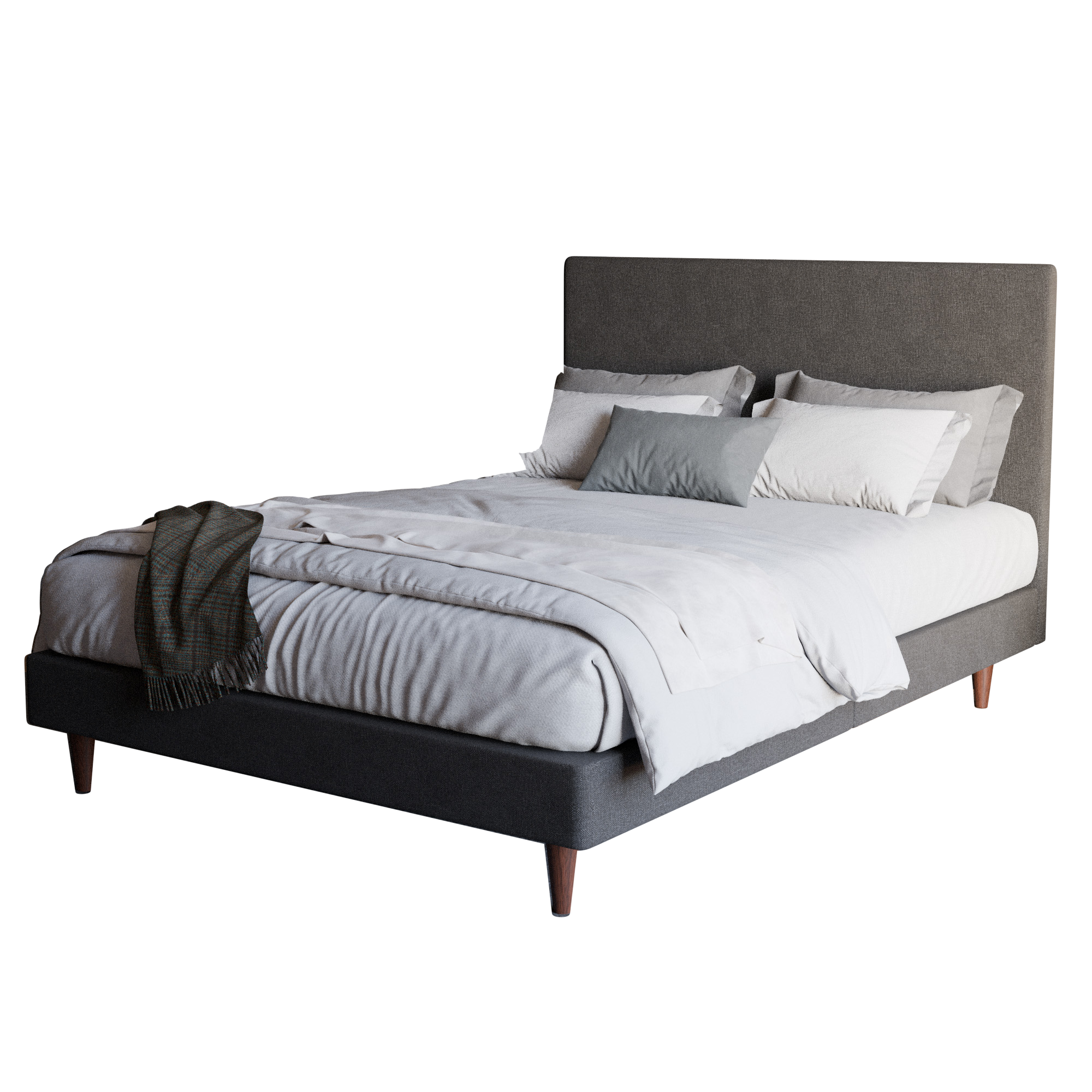 Manovel Fabric Bed Frame (Water Repellent)