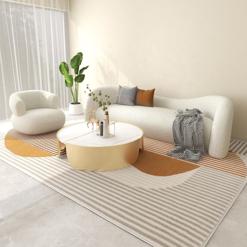 Camilla Boucle Fabric Sofa in Cream