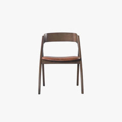 Megafurniture | Hazel Brown Faux Leather Wooden Dining Chair | Dining Chair