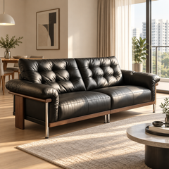 Solmera Leather Sofa