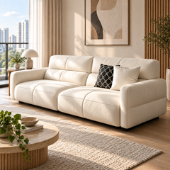 Velmara Leather Sofa