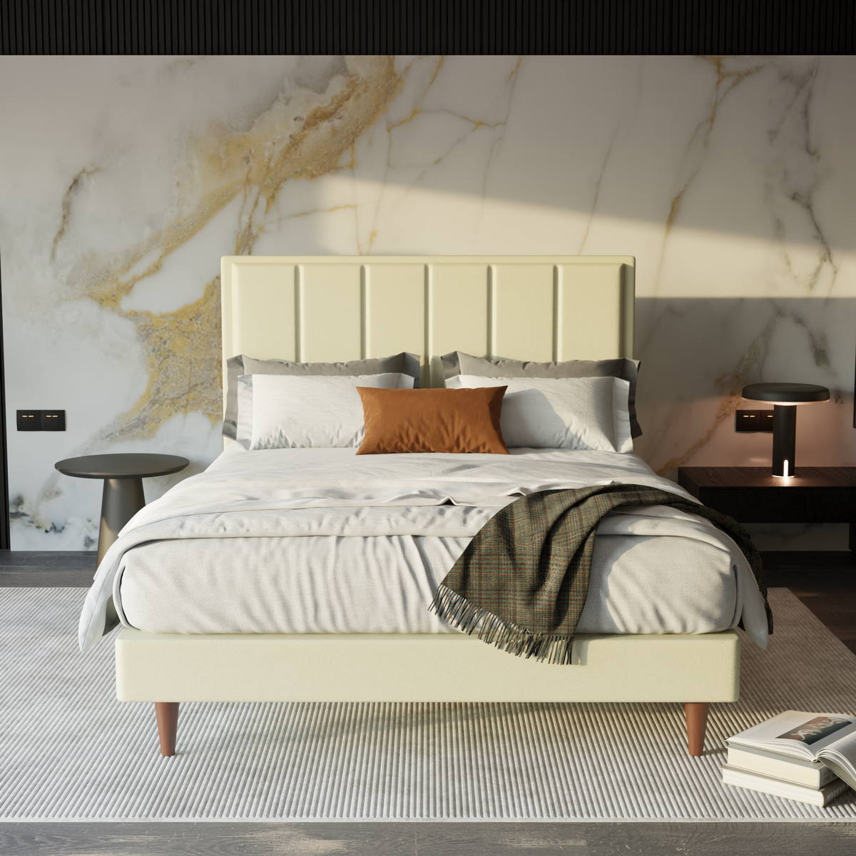 Snova Faux Leather Bed Frame