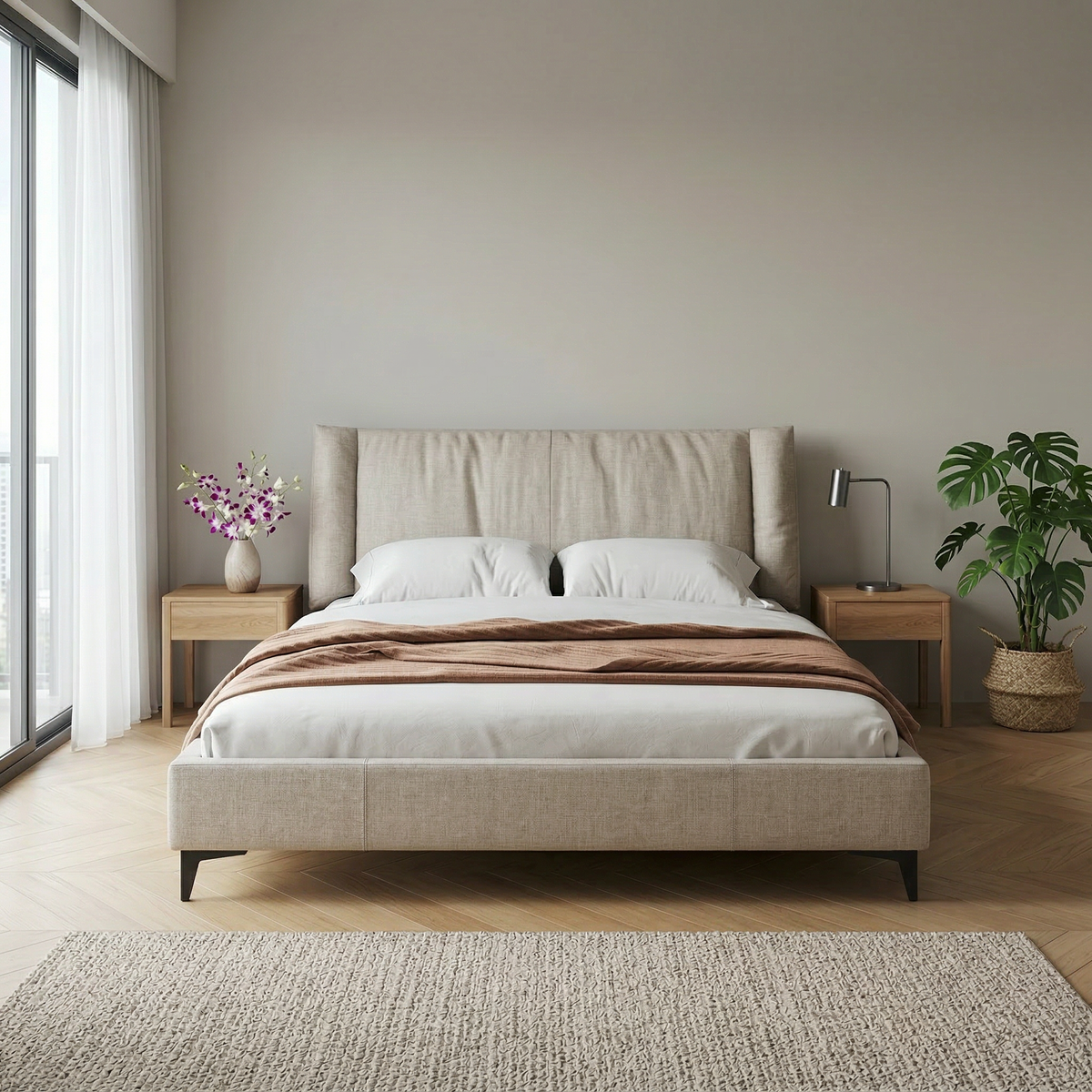 Calvero Fabric Bed Frame