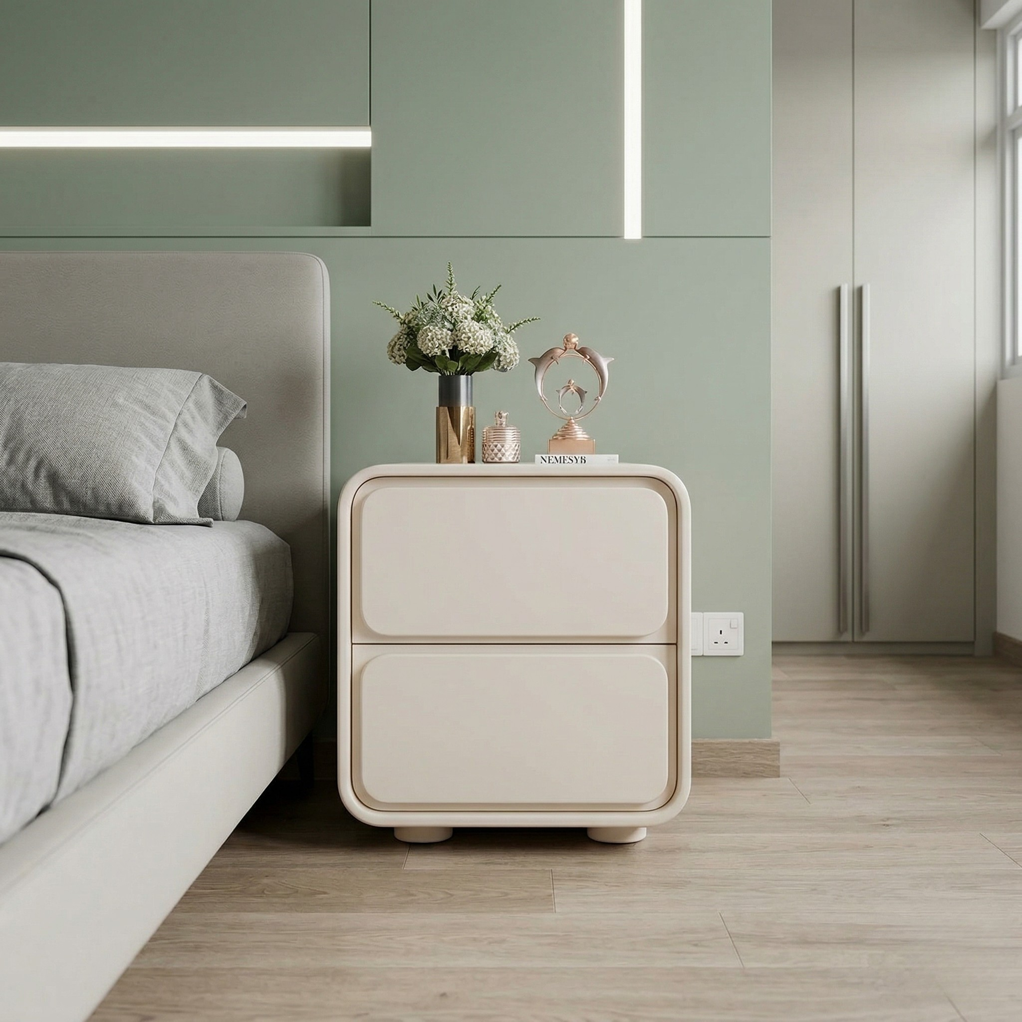 Kumo Bedside Table