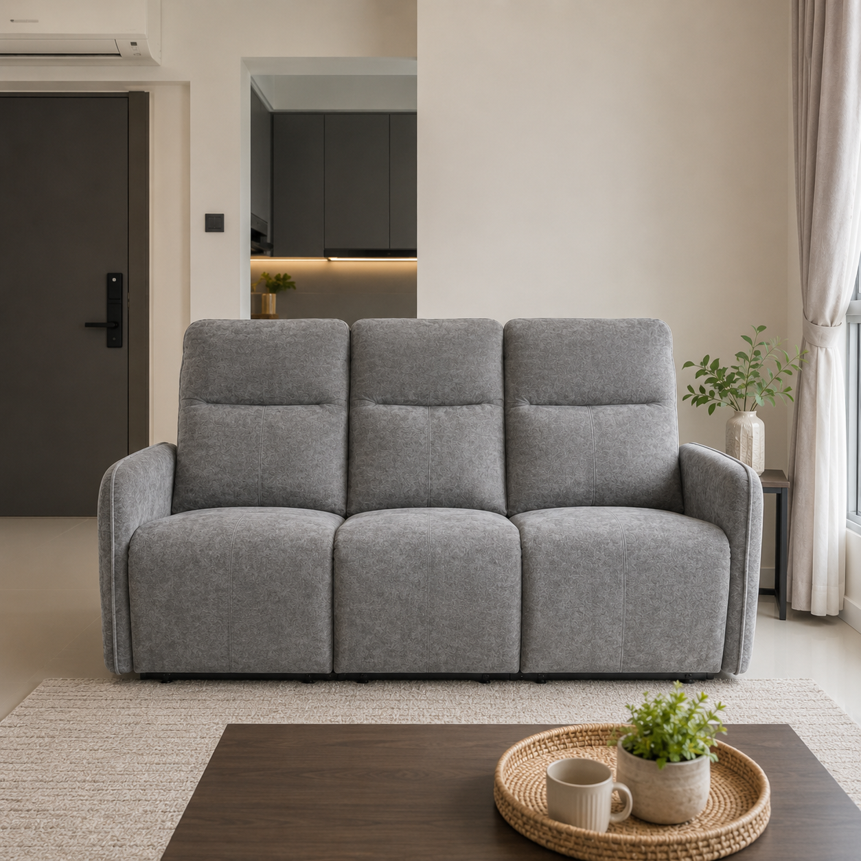 Durique Fabric Recliner Sofa