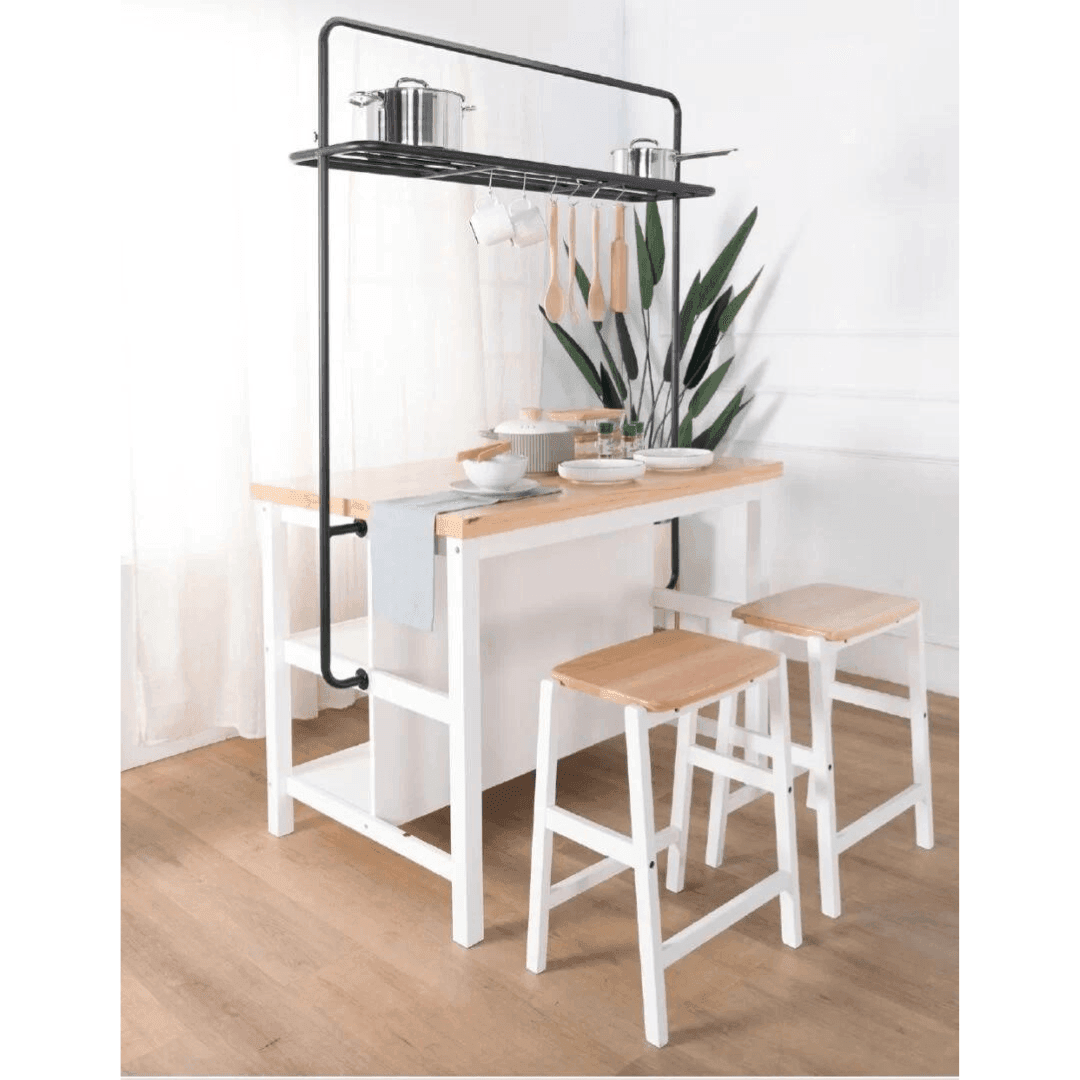 Megafurniture | Sedna Wooden Bar Stool | Bar Table