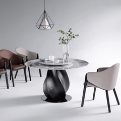 Gintel Sintered Stone Round Dining Table