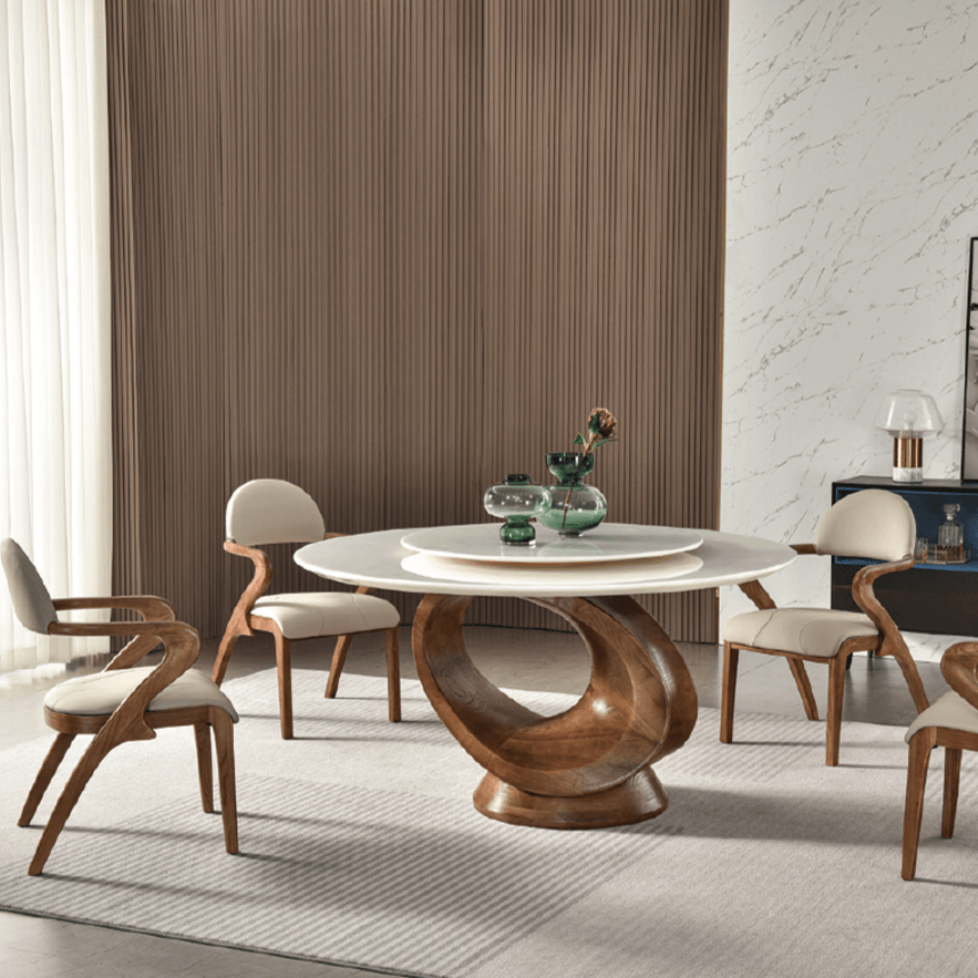 Yuri Sintered Stone Round Dining Table