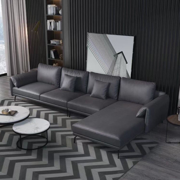 Giacinta Faux Leather Sofa (Sectional)