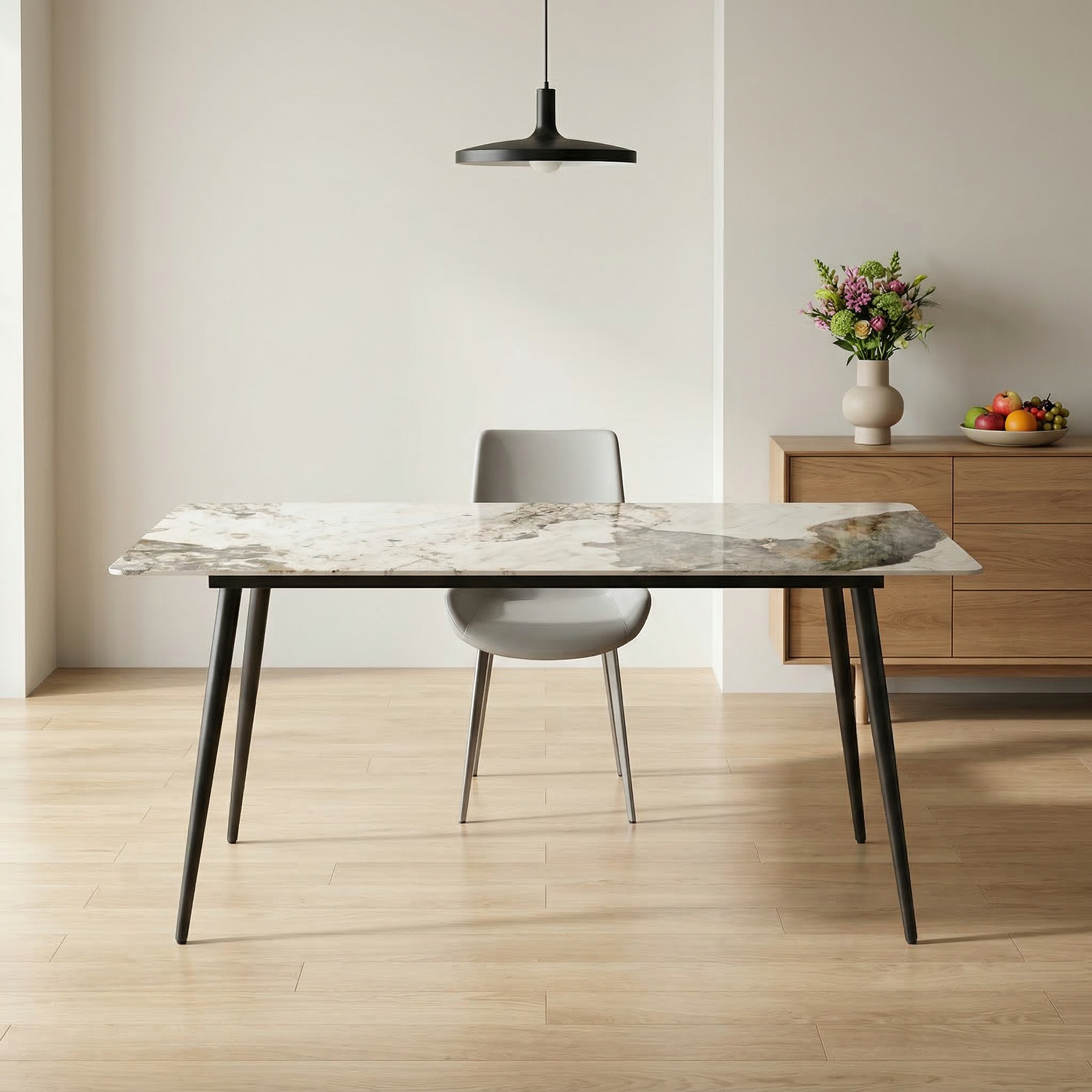 Canela Sintered Stone Dining Table