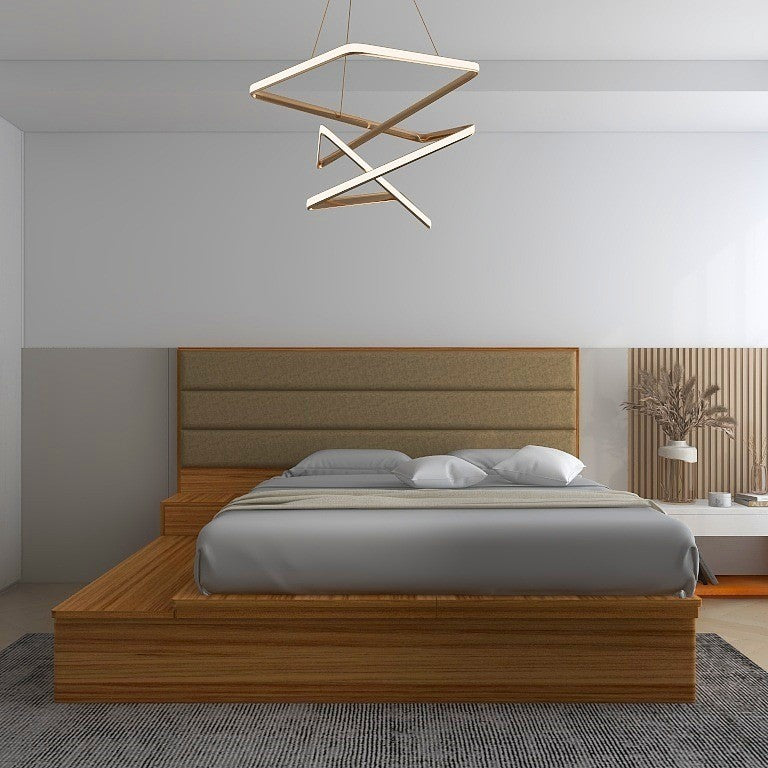 Rhiannon Wooden Platform Storage Bed Frame