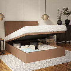 Lyra Fabric Storage Bed Frame (Water Repellent & Pet Friendly) By Somnuz