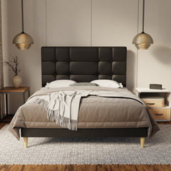 Elara Genuine Leather Bed Frame By Esteller