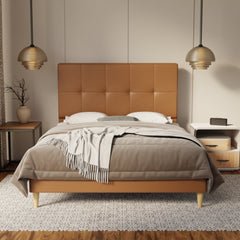 Marlowe Genuine Leather Bed Frame By Esteller