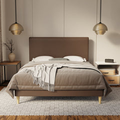 Kira Genuine Leather Bed Frame By Esteller