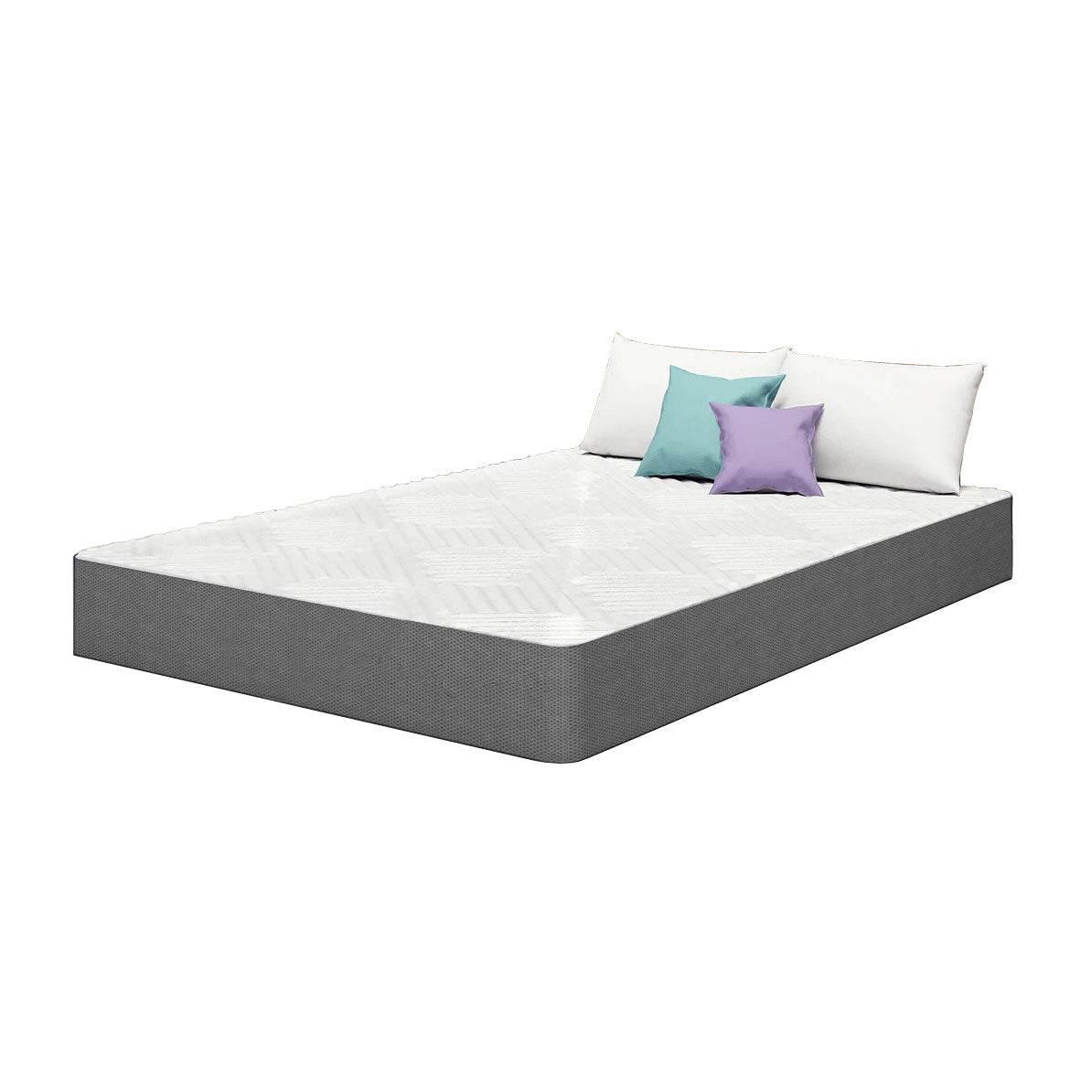 Manovel Fabric Divan Bed Frame (Water Repellent) + Somnuz® Memory Foam Mattress (Single & Super Single only)