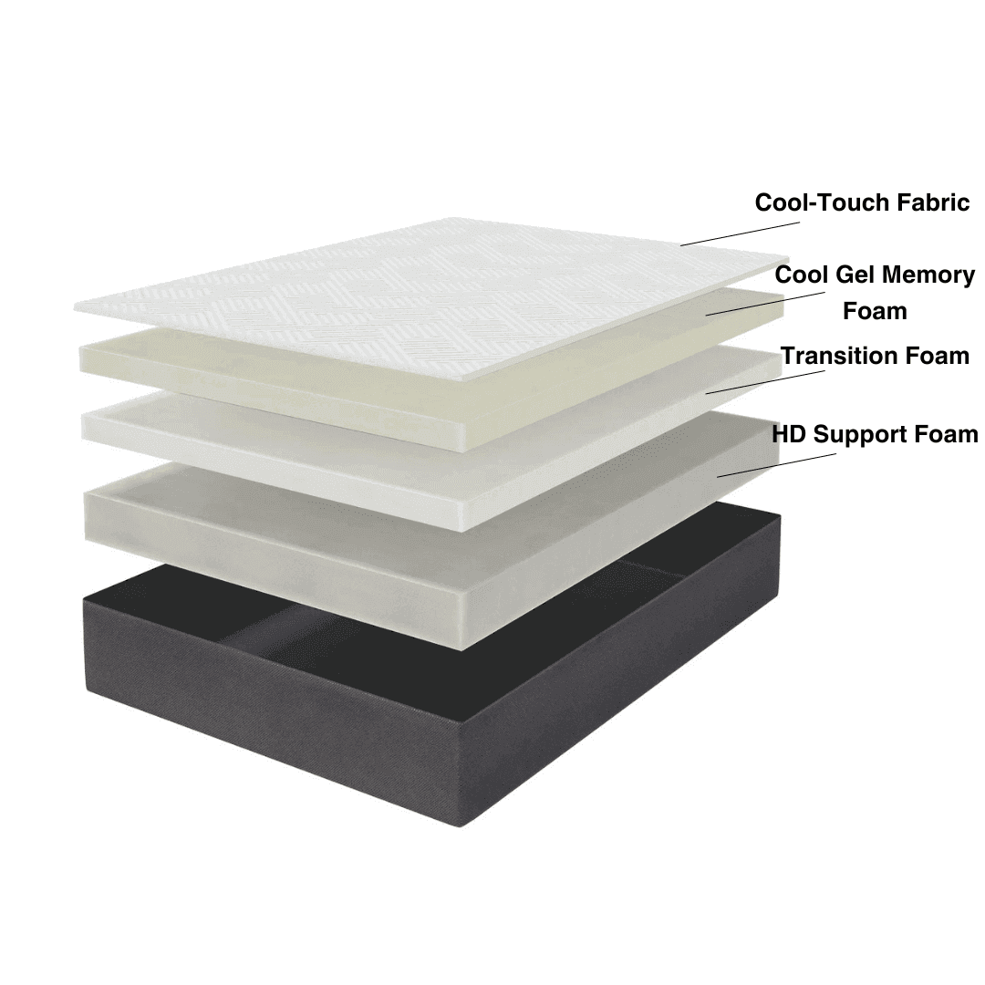 Linda Fabric 3 in 1 Pull Out Bed + Somnuz Memory Foam Mattress